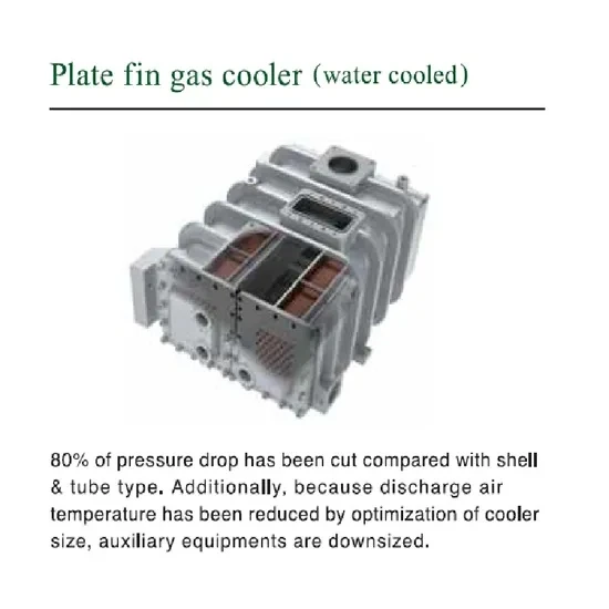 Kobelco Air Compressor Air Cooler Water Cooler Heat Exchanger For Ale315wiv factory