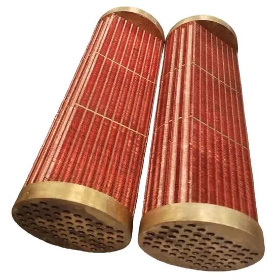 Copper Fin Shell Core Marine Aftercooler Heat Exchanger factory