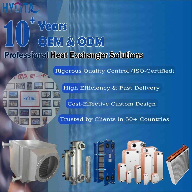 Copper Tube Aluminum Fin Air Cooled Chiller Heat Exchanger Evaporator Condenser Coil For Replacement factory