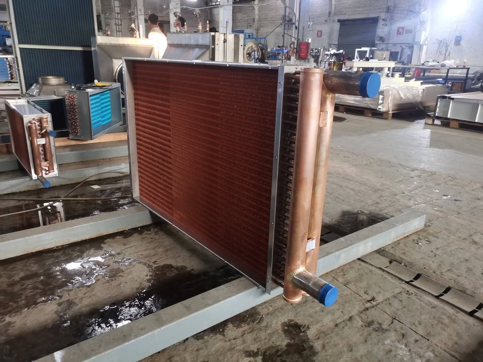 Efficient Corrosion Resistant Tubes And Fins Heat Exchanger For Industrial Marine Cooling Systems And Use high quality
