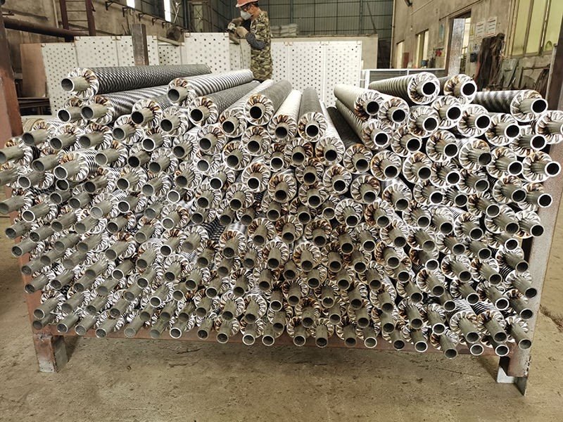 Factory Price Heat Exchanger Extruded Longitudinal Finned Tube Aluminum Fins Heater Parts TUV CE Certified Drying Equipment best