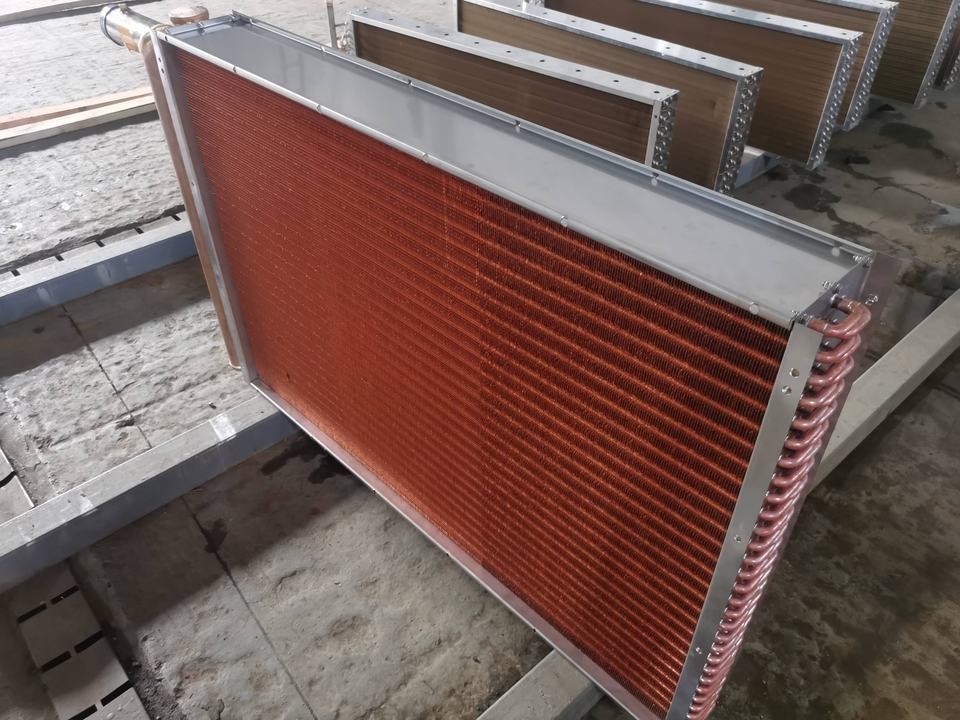 High Efficiency Copper Tube Fin Heat Exchanger Corrosion-Proof For HVAC Industrial Applications price